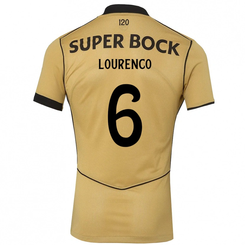 Danxen Pánské Bruna Lourenço Urbano Costa #6 Zlatavě Rudá Černá Daleko Hráčské Dresy 2026/27 Dres