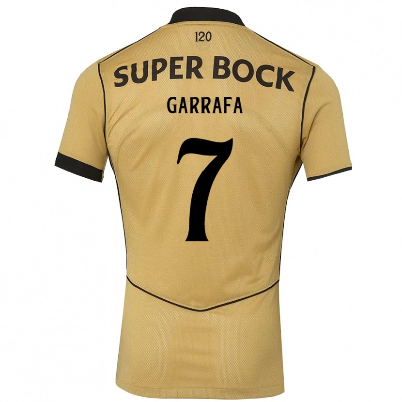Danxen Pánské José Garrafa #7 Zlatavě Rudá Černá Daleko Hráčské Dresy 2026/27 Dres