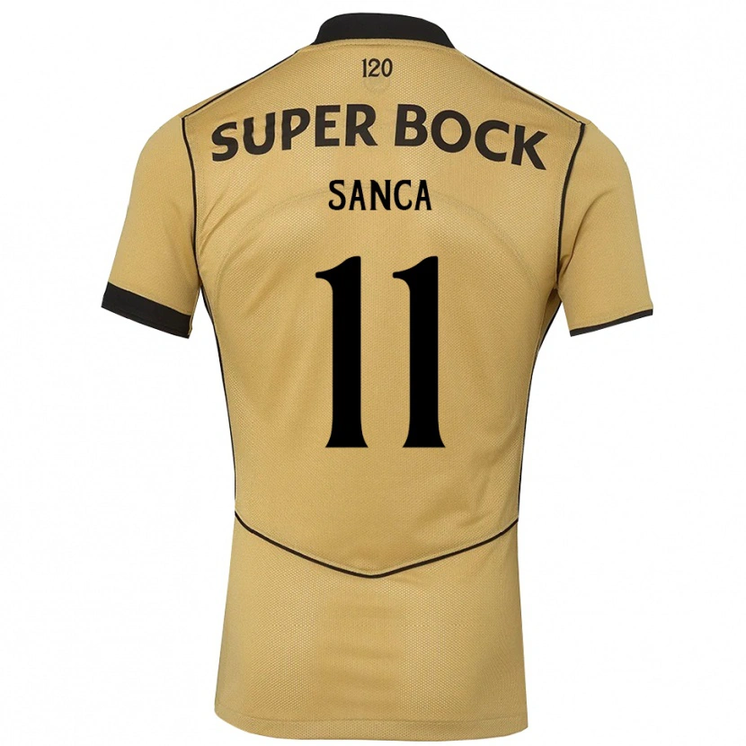 Danxen Pánské Pedro Sanca #11 Zlatavě Rudá Černá Daleko Hráčské Dresy 2026/27 Dres