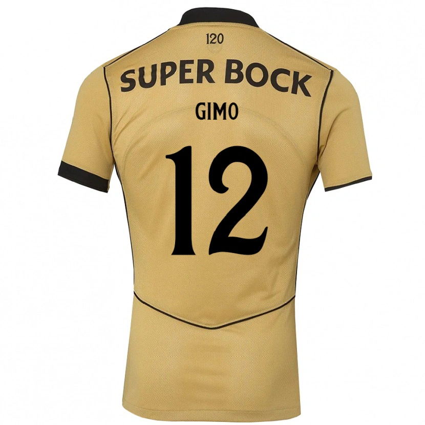 Danxen Pánské Tiago Gimo #12 Zlatavě Rudá Černá Daleko Hráčské Dresy 2026/27 Dres