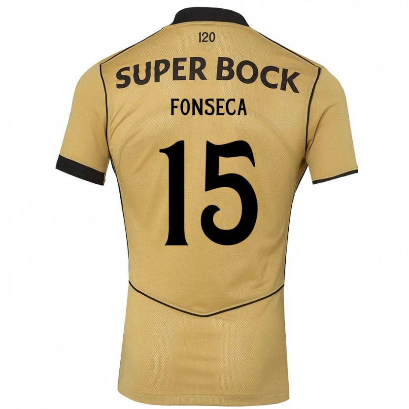 Danxen Pánské Beatriz Fonseca #15 Zlatavě Rudá Černá Daleko Hráčské Dresy 2026/27 Dres