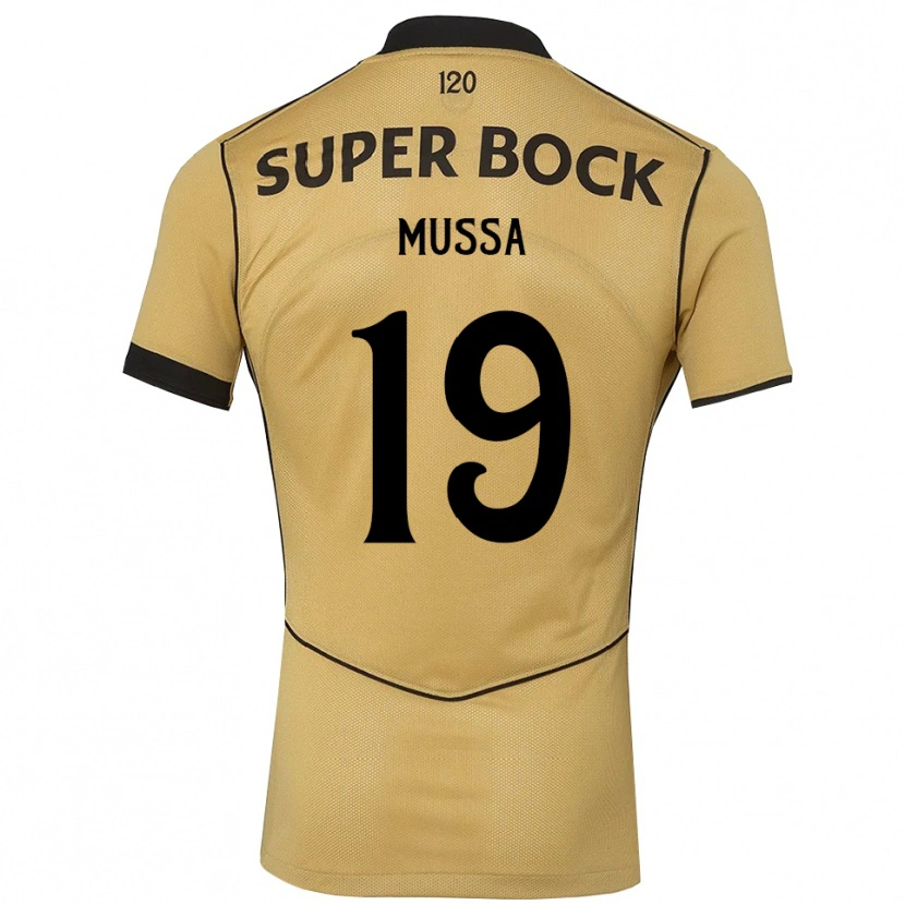 Danxen Pánské Aladje Mussa #19 Zlatavě Rudá Černá Daleko Hráčské Dresy 2026/27 Dres