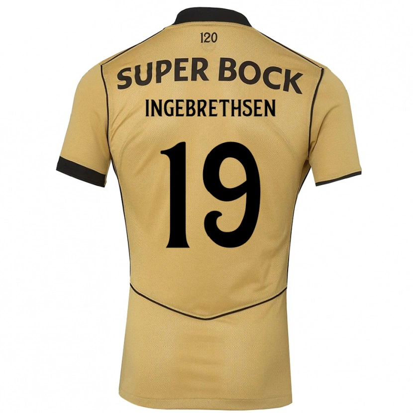 Danxen Pánské Erik Ingebrethsen #19 Zlatavě Rudá Černá Daleko Hráčské Dresy 2026/27 Dres