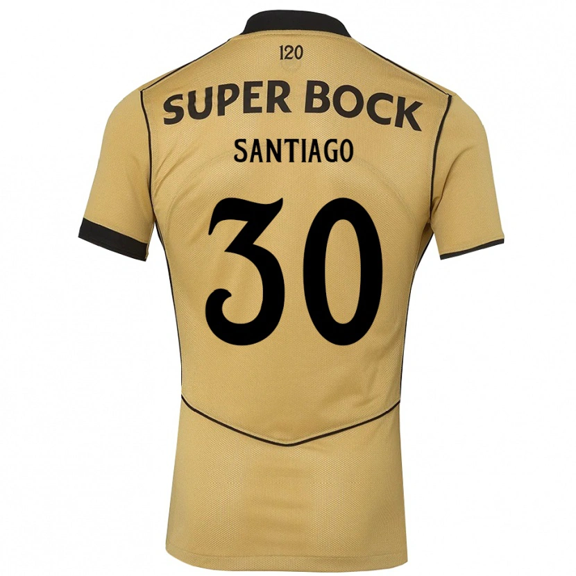 Danxen Pánské Carolina Santiago #30 Zlatavě Rudá Černá Daleko Hráčské Dresy 2026/27 Dres