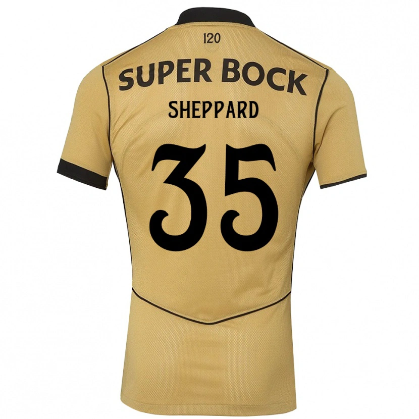 Danxen Pánské Catriona Sheppard #35 Zlatavě Rudá Černá Daleko Hráčské Dresy 2026/27 Dres