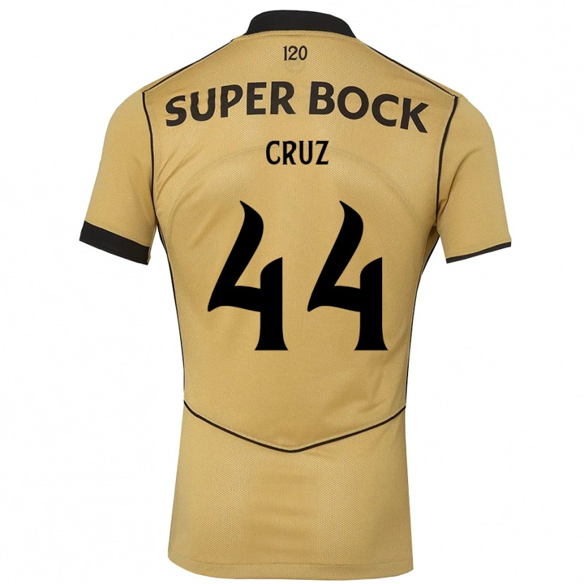 Danxen Pánské Marco Cruz #44 Zlatavě Rudá Černá Daleko Hráčské Dresy 2026/27 Dres