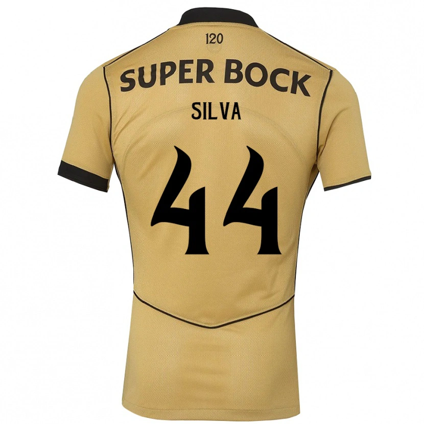 Danxen Pánské Pedro Silva #44 Zlatavě Rudá Černá Daleko Hráčské Dresy 2026/27 Dres