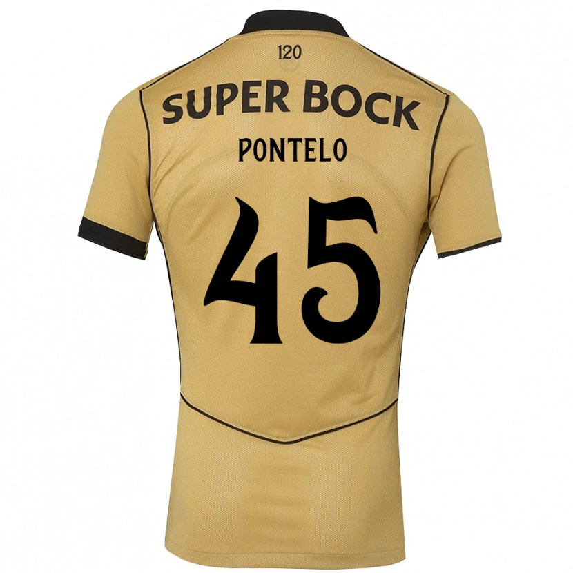 Danxen Pánské Rafael Pontelo #45 Zlatavě Rudá Černá Daleko Hráčské Dresy 2026/27 Dres
