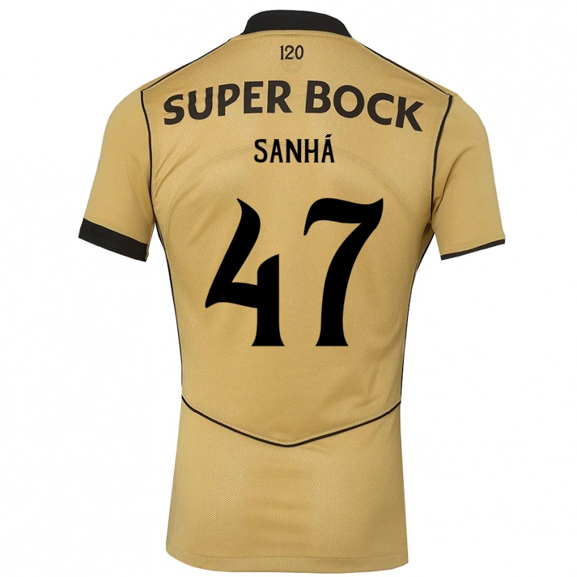 Danxen Pánské Micael Sanhá #47 Zlatavě Rudá Černá Daleko Hráčské Dresy 2026/27 Dres