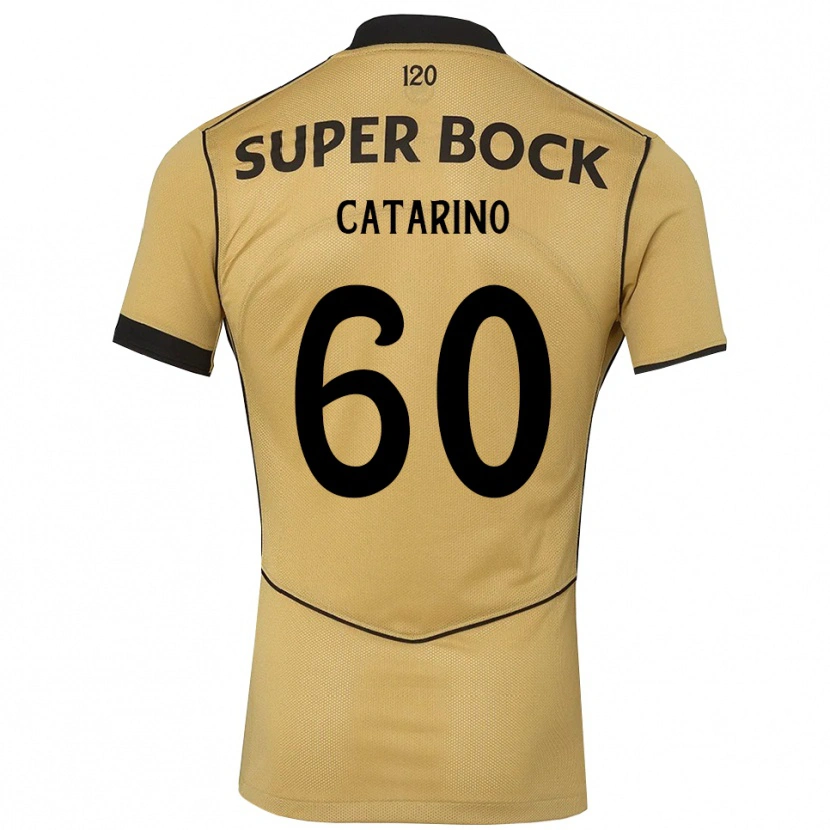 Danxen Pánské Catarino César Simões Pascoal #60 Zlatavě Rudá Černá Daleko Hráčské Dresy 2026/27 Dres