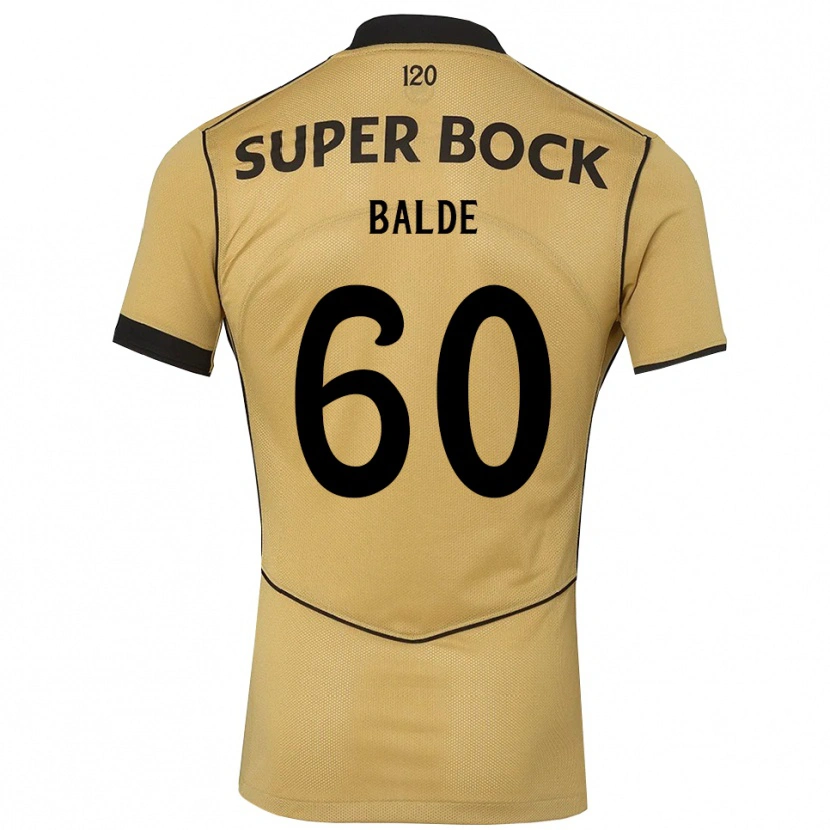 Danxen Pánské Amadu Baldé #60 Zlatavě Rudá Černá Daleko Hráčské Dresy 2026/27 Dres