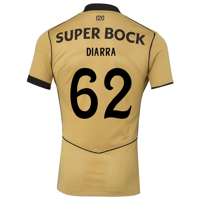 Danxen Pánské Ibrahim Diarra #62 Zlatavě Rudá Černá Daleko Hráčské Dresy 2026/27 Dres