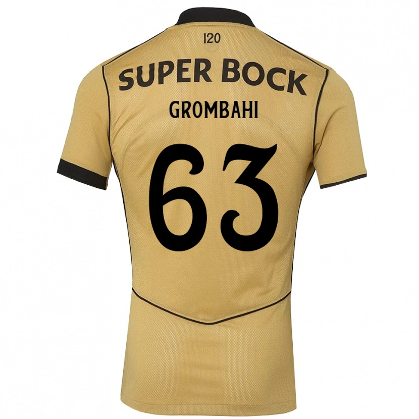 Danxen Pánské Chris Grombahi #63 Zlatavě Rudá Černá Daleko Hráčské Dresy 2026/27 Dres