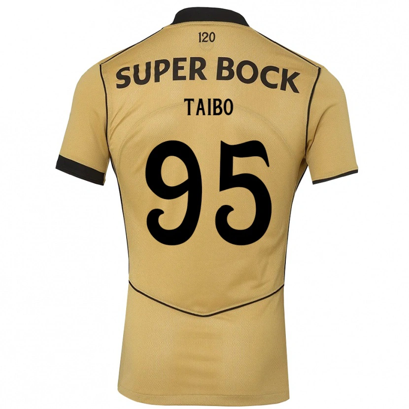 Danxen Pánské Lucas Taibo #95 Zlatavě Rudá Černá Daleko Hráčské Dresy 2026/27 Dres