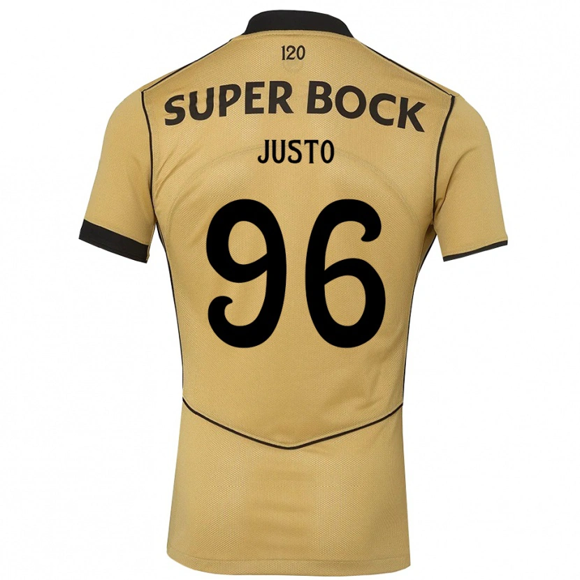 Danxen Pánské Samuel Justo #96 Zlatavě Rudá Černá Daleko Hráčské Dresy 2026/27 Dres
