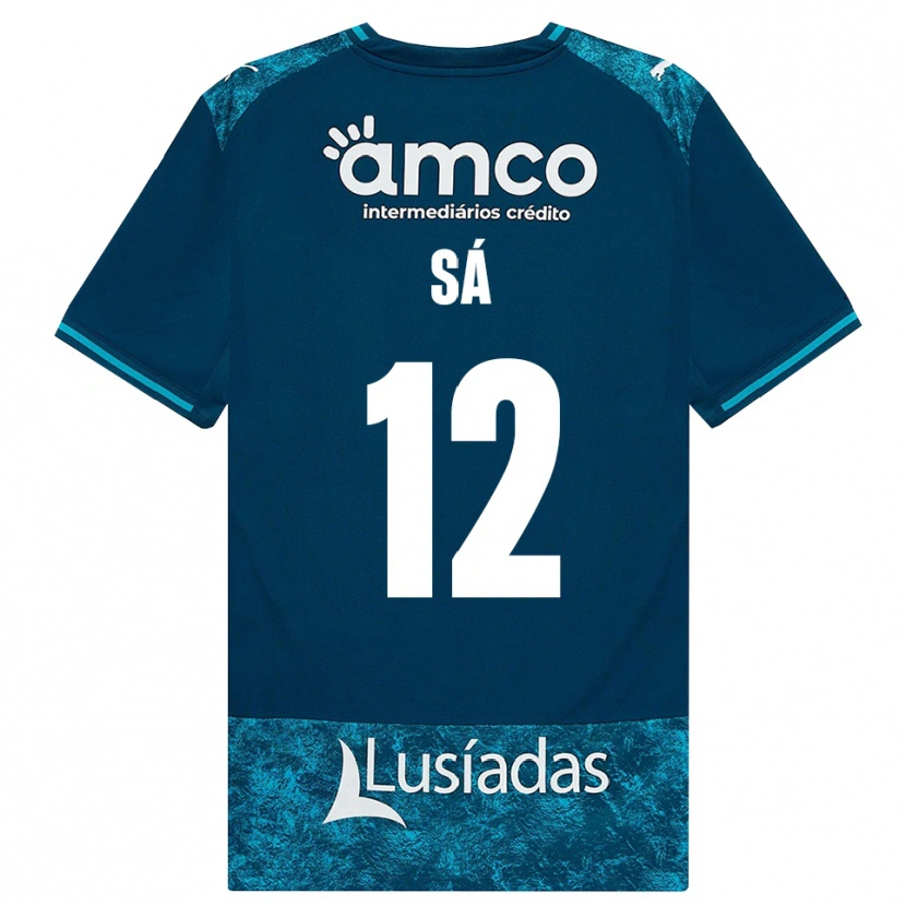 Danxen Pánské Tiago Sá #12 Tmavě Břidlicově Šedá Středně Tyrkysová Daleko Hráčské Dresy 2026/27 Dres
