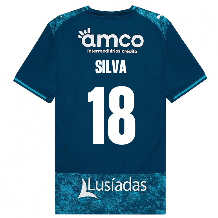 Danxen Pánské Dani Silva #18 Tmavě Břidlicově Šedá Středně Tyrkysová Daleko Hráčské Dresy 2026/27 Dres