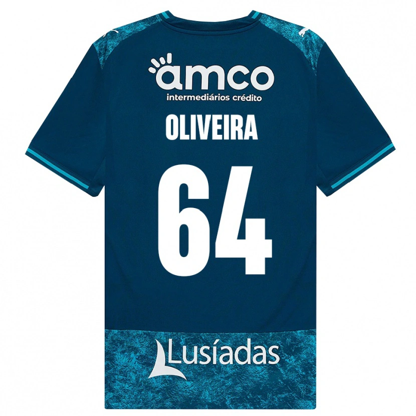 Danxen Pánské Lucas Oliveira #64 Tmavě Břidlicově Šedá Středně Tyrkysová Daleko Hráčské Dresy 2026/27 Dres