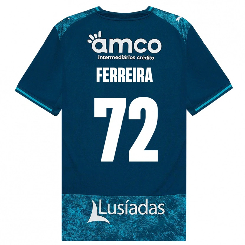 Danxen Pánské André Ferreira #72 Tmavě Břidlicově Šedá Středně Tyrkysová Daleko Hráčské Dresy 2026/27 Dres