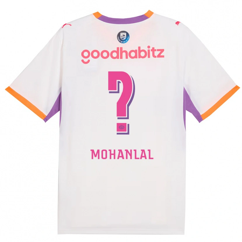 Danxen Pánské Pawan Mohanlal #0 Bílá Fialová Oranžová Daleko Hráčské Dresy 2026/27 Dres