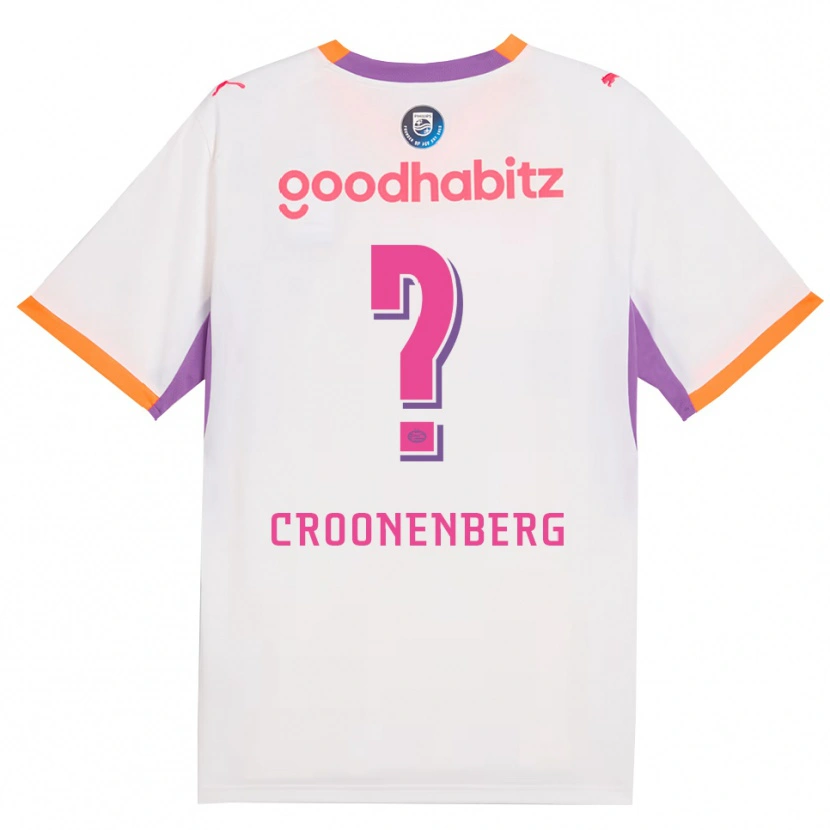 Danxen Pánské Luca Croonenberg #0 Bílá Fialová Oranžová Daleko Hráčské Dresy 2026/27 Dres