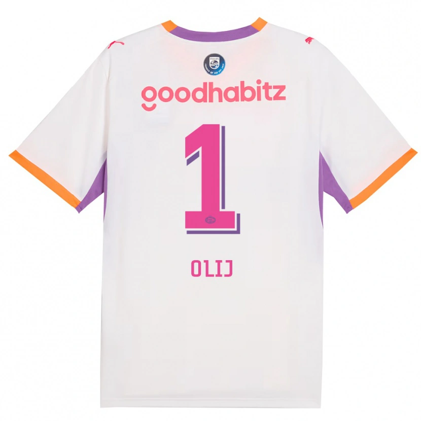 Danxen Pánské Nick Olij #1 Bílá Fialová Oranžová Daleko Hráčské Dresy 2026/27 Dres