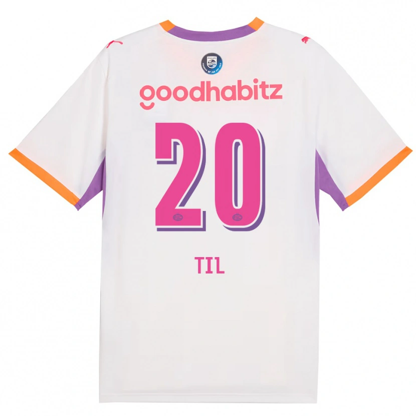 Danxen Pánské Guus Til #20 Bílá Fialová Oranžová Daleko Hráčské Dresy 2026/27 Dres