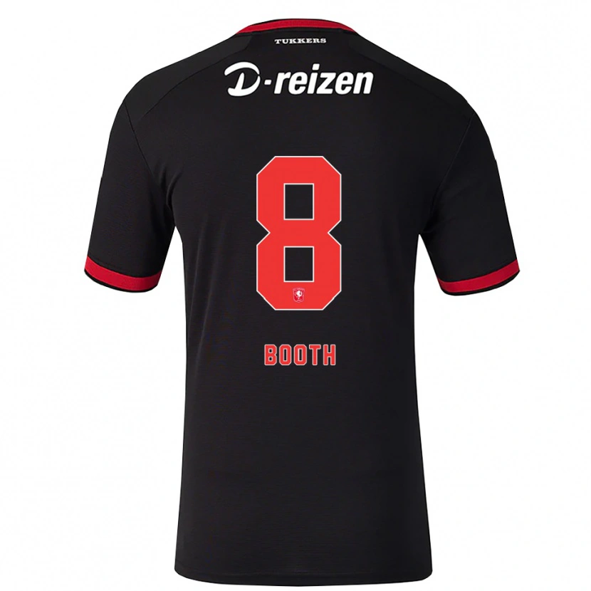 Danxen Pánské Taylor Booth #8 Červená Bílá Černá Daleko Hráčské Dresy 2026/27 Dres