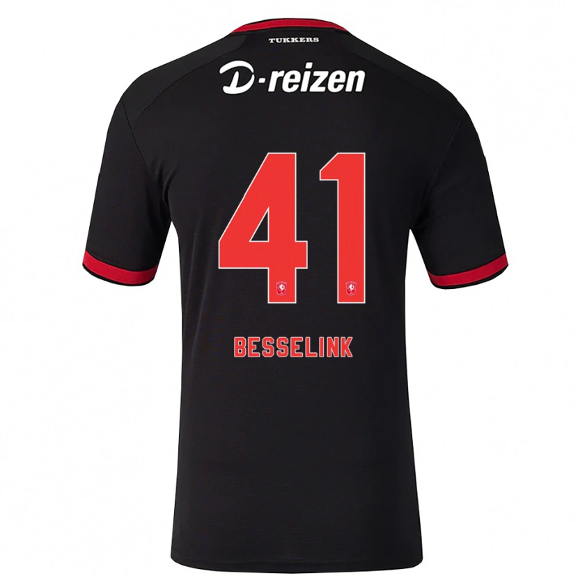 Danxen Pánské Gijs Besselink #41 Červená Bílá Černá Daleko Hráčské Dresy 2026/27 Dres
