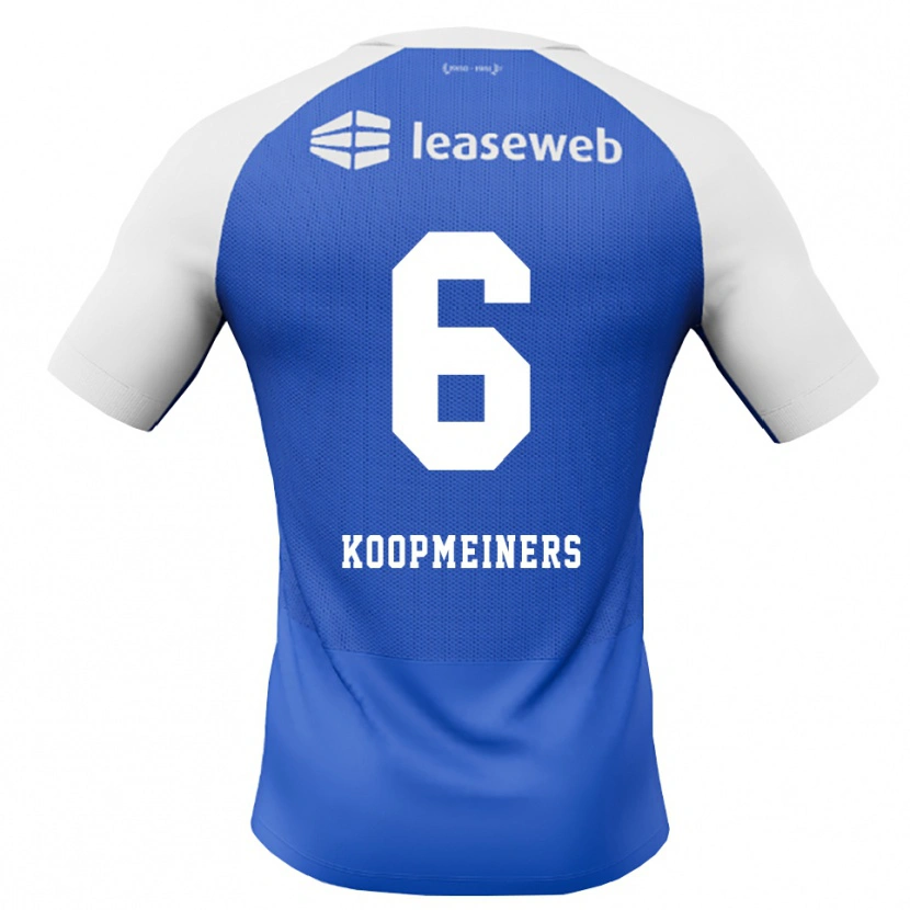 Danxen Pánské Peer Koopmeiners #6 Modrá Chodníčková Červená Bílá Daleko Hráčské Dresy 2026/27 Dres