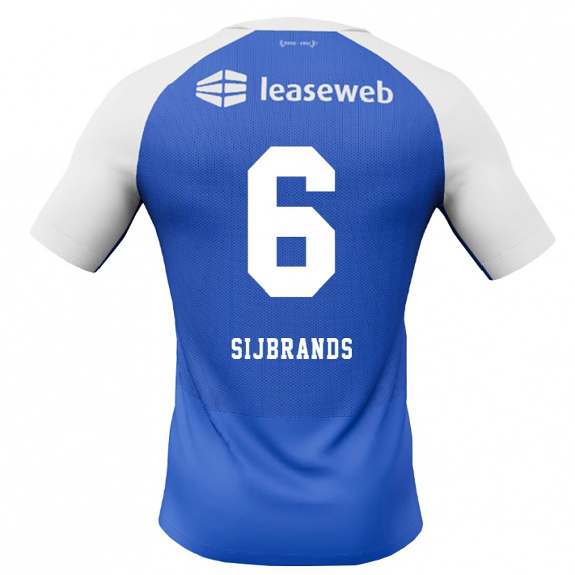 Danxen Pánské Julian Sijbrands #6 Modrá Chodníčková Červená Bílá Daleko Hráčské Dresy 2026/27 Dres