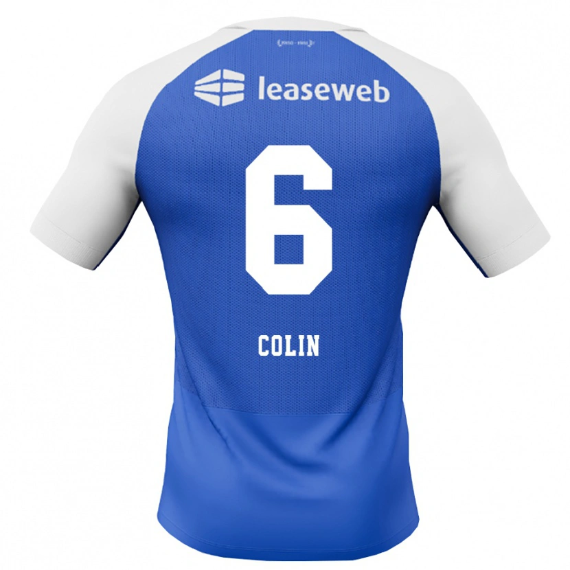 Danxen Pánské Isa Colin #6 Modrá Chodníčková Červená Bílá Daleko Hráčské Dresy 2026/27 Dres