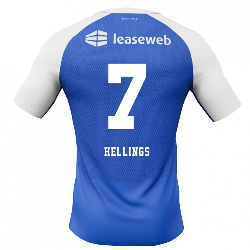 Danxen Pánské Chavarello Hellings #7 Modrá Chodníčková Červená Bílá Daleko Hráčské Dresy 2026/27 Dres