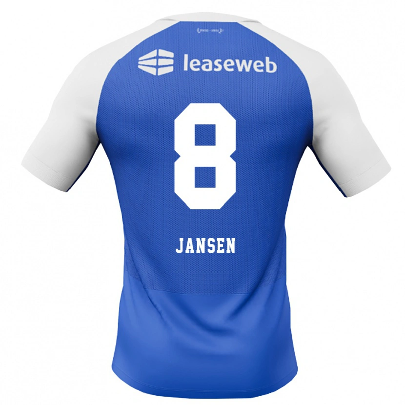 Danxen Pánské Jim Jansen #8 Modrá Chodníčková Červená Bílá Daleko Hráčské Dresy 2026/27 Dres