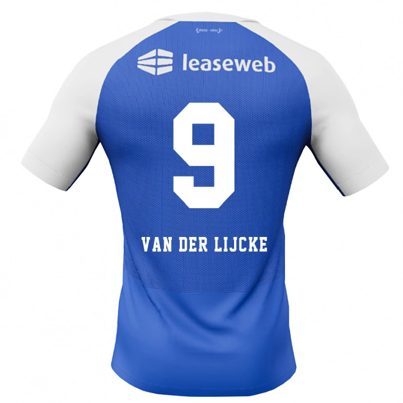 Danxen Pánské Donny Van Der Lijcke #9 Modrá Chodníčková Červená Bílá Daleko Hráčské Dresy 2026/27 Dres