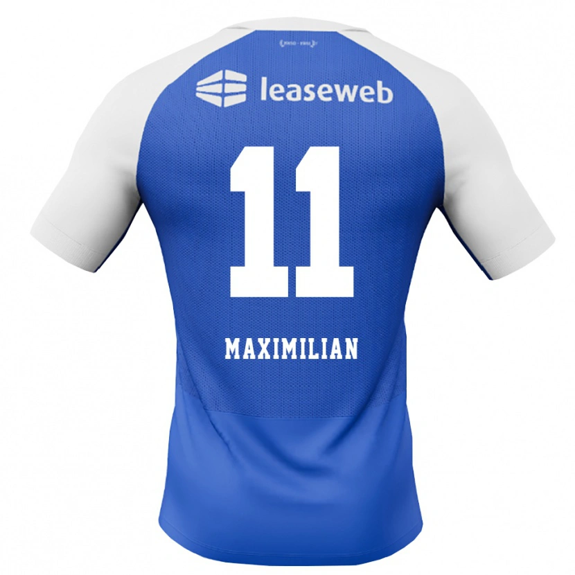 Danxen Pánské Maximilian Ibrahimović #11 Modrá Chodníčková Červená Bílá Daleko Hráčské Dresy 2026/27 Dres