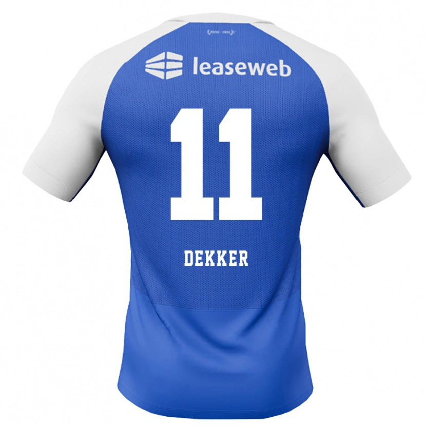 Danxen Pánské Isabella Dekker #11 Modrá Chodníčková Červená Bílá Daleko Hráčské Dresy 2026/27 Dres