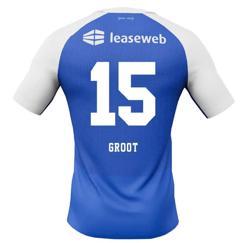 Danxen Pánské Pleun Groot #15 Modrá Chodníčková Červená Bílá Daleko Hráčské Dresy 2026/27 Dres