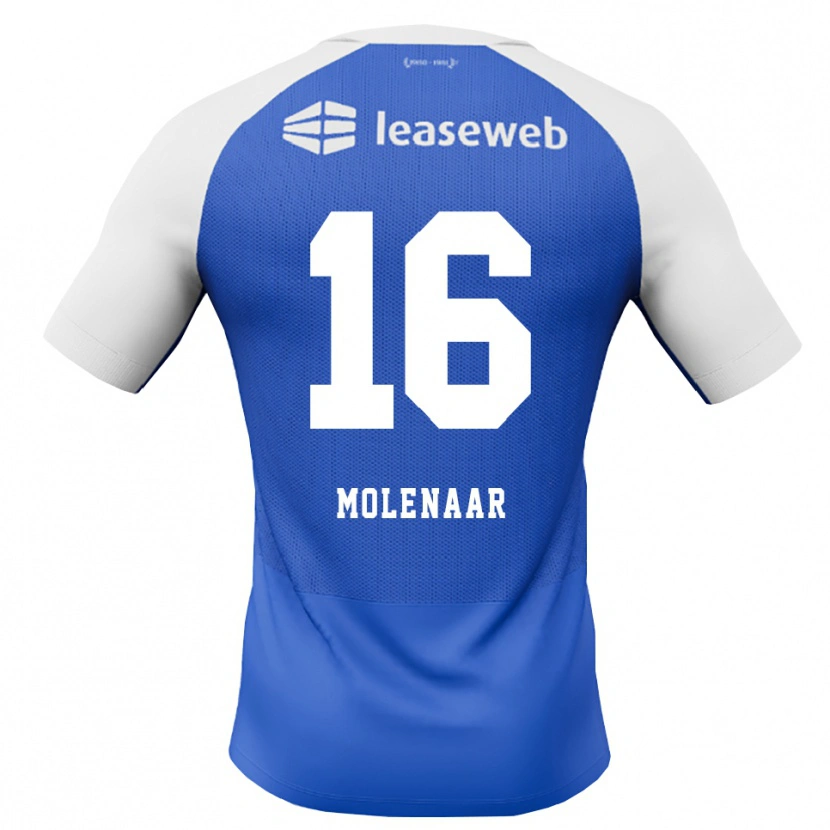 Danxen Pánské Finn Molenaar #16 Modrá Chodníčková Červená Bílá Daleko Hráčské Dresy 2026/27 Dres