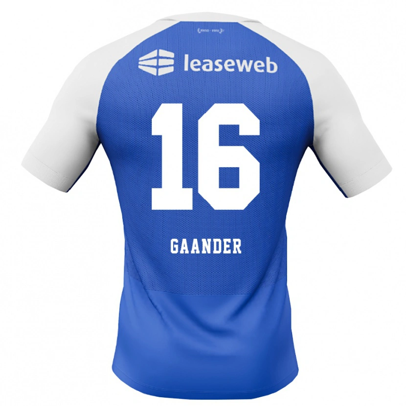 Danxen Pánské Christian Gaander #16 Modrá Chodníčková Červená Bílá Daleko Hráčské Dresy 2026/27 Dres