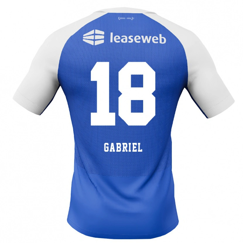 Danxen Pánské Gabriel Jongens #18 Modrá Chodníčková Červená Bílá Daleko Hráčské Dresy 2026/27 Dres