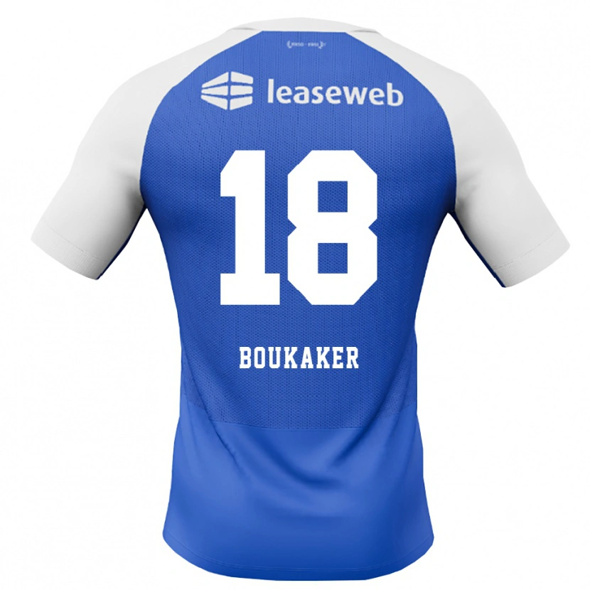 Danxen Pánské Romaissa Boukaker #18 Modrá Chodníčková Červená Bílá Daleko Hráčské Dresy 2026/27 Dres