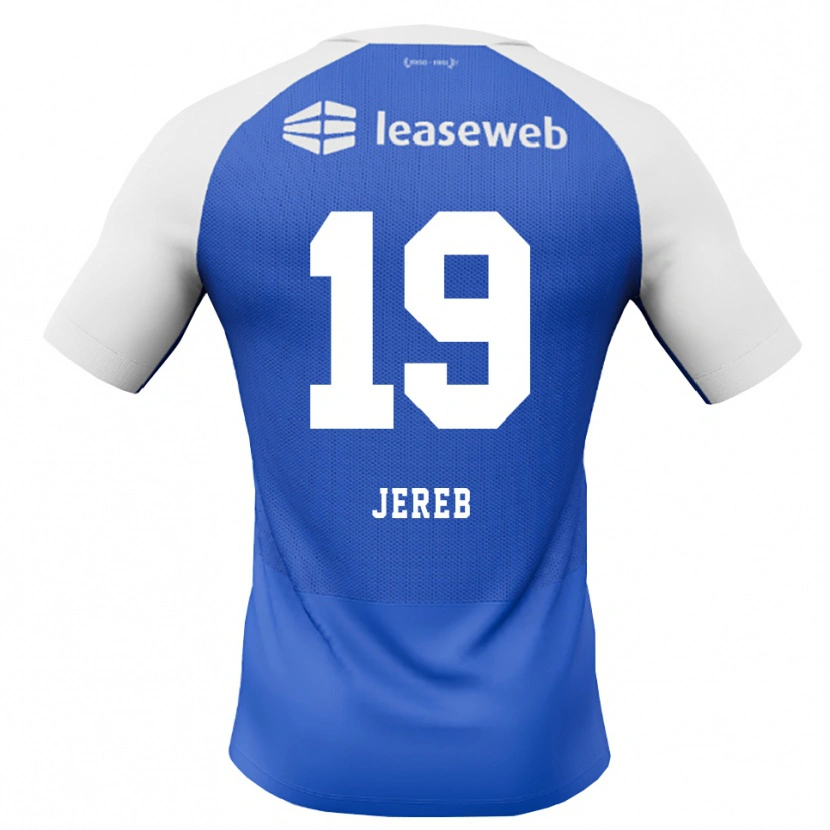 Danxen Pánské David Jereb #19 Modrá Chodníčková Červená Bílá Daleko Hráčské Dresy 2026/27 Dres