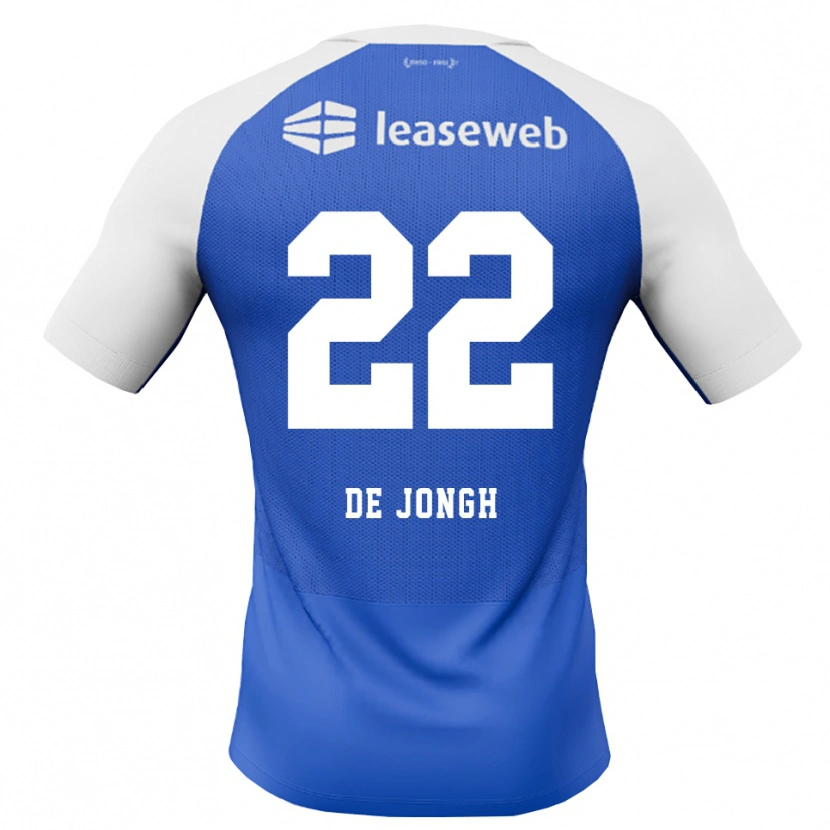 Danxen Pánské Iain De Jongh #22 Modrá Chodníčková Červená Bílá Daleko Hráčské Dresy 2026/27 Dres