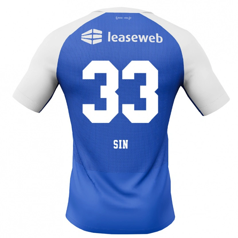Danxen Pánské Matej Sin #33 Modrá Chodníčková Červená Bílá Daleko Hráčské Dresy 2026/27 Dres