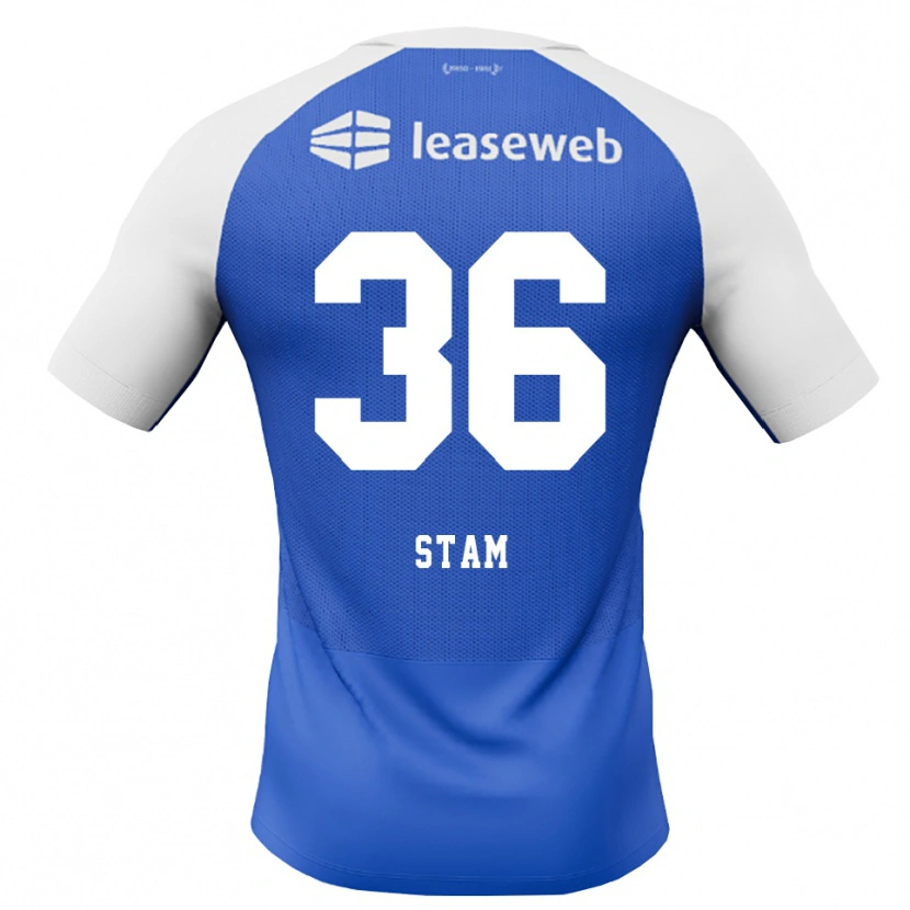 Danxen Pánské Finn Stam #36 Modrá Chodníčková Červená Bílá Daleko Hráčské Dresy 2026/27 Dres