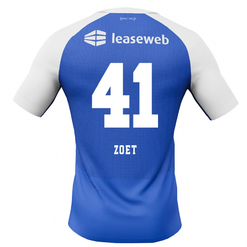 Danxen Pánské Jeroen Zoet #41 Modrá Chodníčková Červená Bílá Daleko Hráčské Dresy 2026/27 Dres