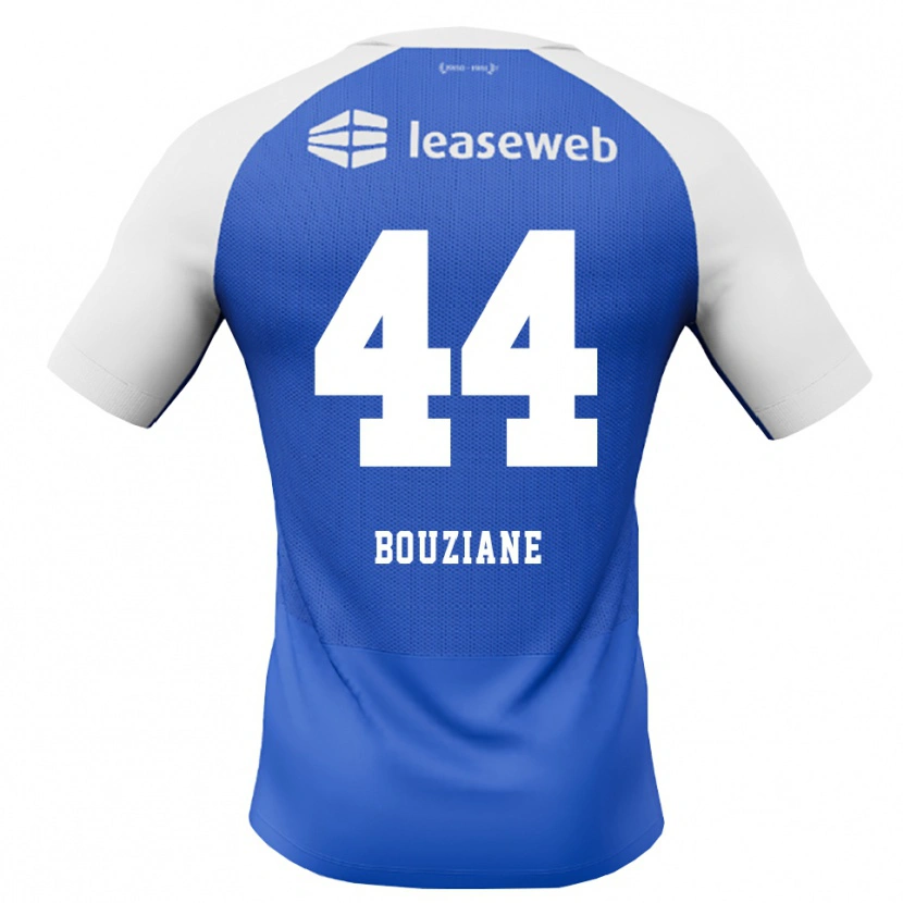 Danxen Pánské Wassim Bouziane #44 Modrá Chodníčková Červená Bílá Daleko Hráčské Dresy 2026/27 Dres