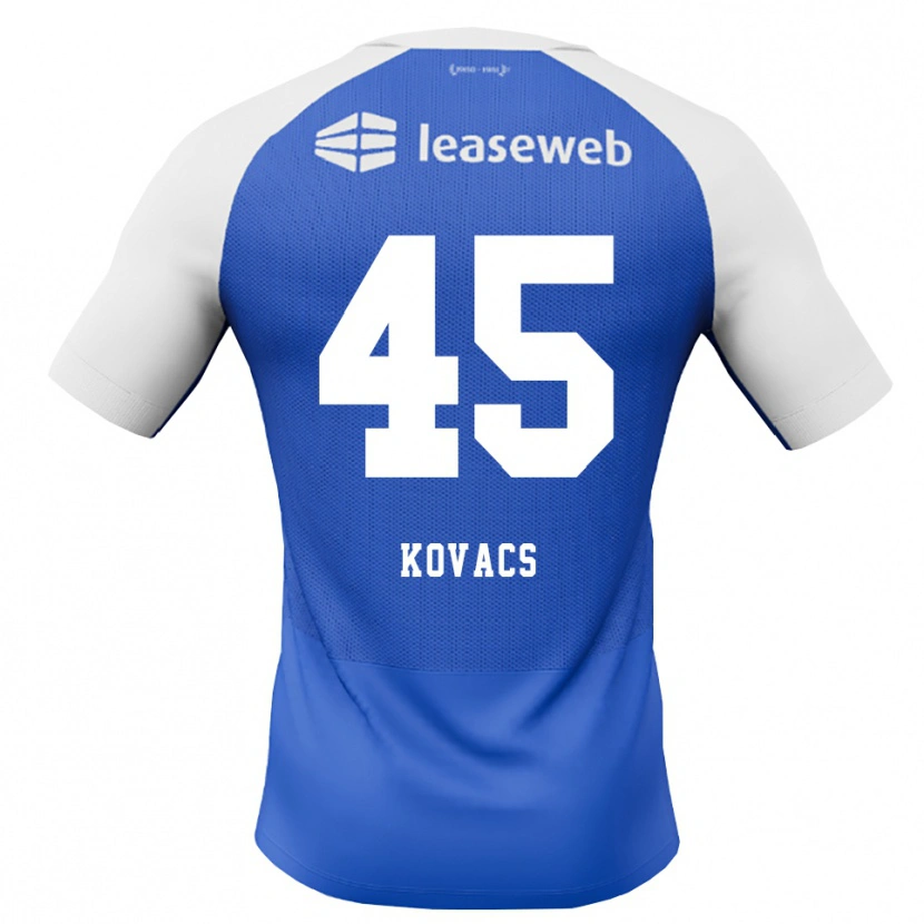 Danxen Pánské Bendegúz Kovács #45 Modrá Chodníčková Červená Bílá Daleko Hráčské Dresy 2026/27 Dres