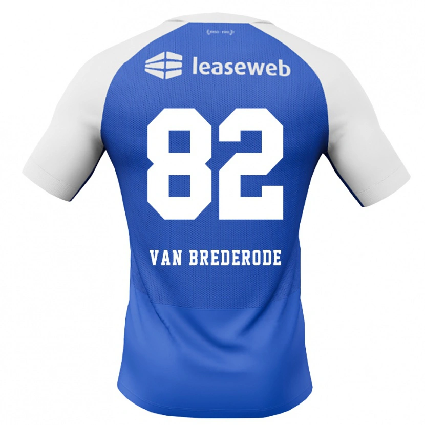 Danxen Pánské Myron Van Brederode #82 Modrá Chodníčková Červená Bílá Daleko Hráčské Dresy 2026/27 Dres